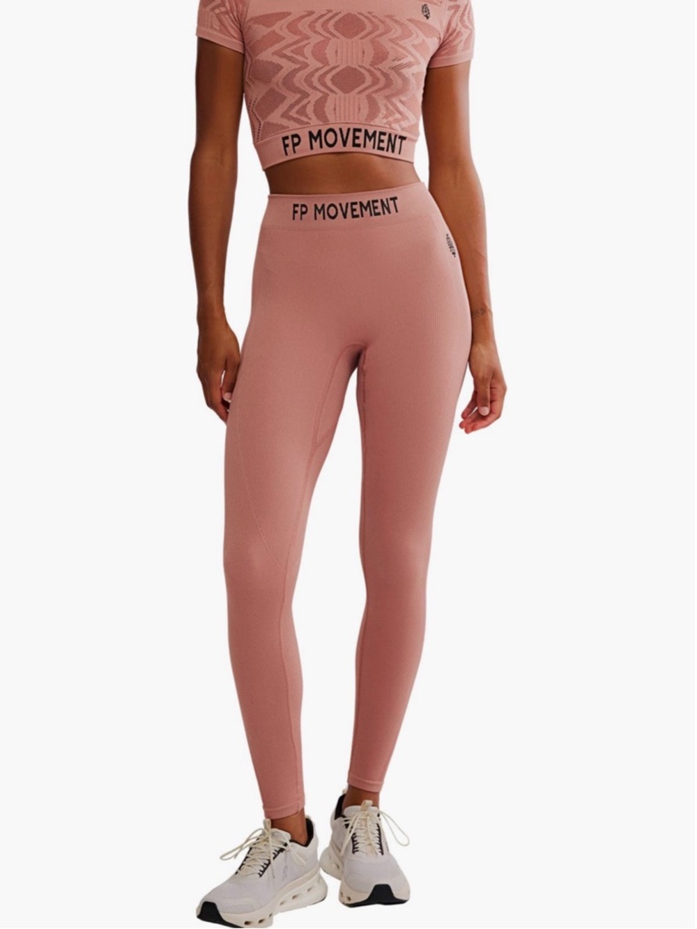 Free People Movement Long Haul Leggings in Petal NWT XS/S